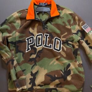 Polo Ralph Lauren Half Zip Pullover Camo